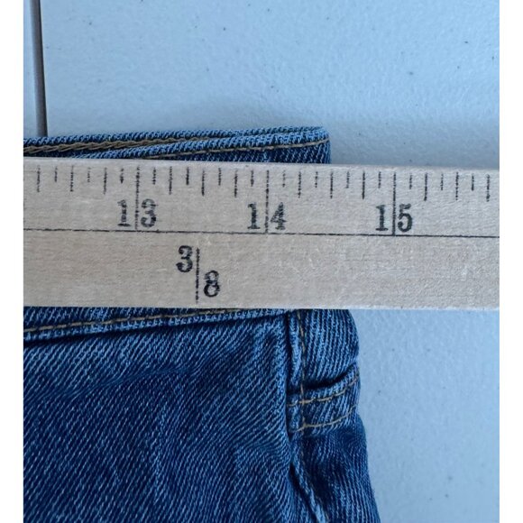 Other Stories High waist straight leg Jeans retro blue 90s boho sz 28 - Picture 4 of 9